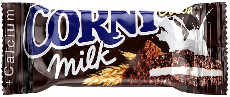 Батончик Corny Big злаковый молочный с какао 30г