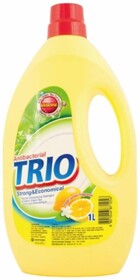 Средство для мытья посуды лимон - Trio lemon 1000мл