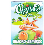 Сок Фрумка Яблоко/абрикос осветленный с 5 месяцев 200мл