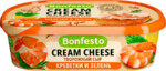 Сыр творожный BONFESTO Кремчиз Креветки и зелень 65%, без змж, 140г