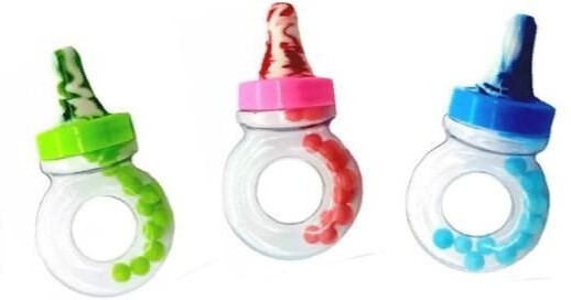 Карамель Канди Клаб кольцо лолли с сахарным драже ассорти, 5 гр., пластик