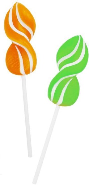 Леденец на палочке Скиф спираль, 12 гр., обертка