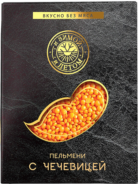 Пельмени и Зимой и Летом овощные с чечевицей 500г, Россия