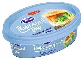Сыр Творожный Экомилк 60% 120 гр., ПЭТ