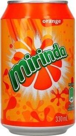 Напиток газированный Mirinda, Польша 330 мл., ж/б