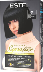Краска д/волос Estel Color Signature 1/0 Чёрный классический