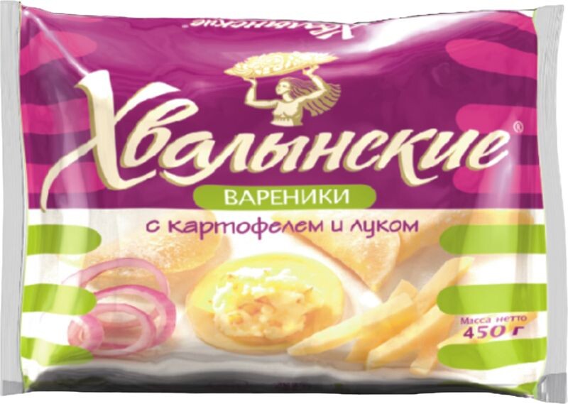 Вареники Хвалынские с картофелем и жареным луком 450г