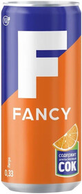 Напиток газированный «Fancy» в жестяной банке, 0.33 л