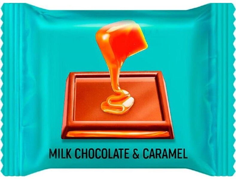 Шоколад порционный O'Zera Milk&Caramel молочный с карамелью 1.2 кг