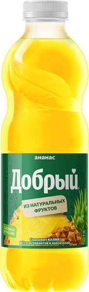 Сок Добрый ананас, 1,47 л., ПЭТ