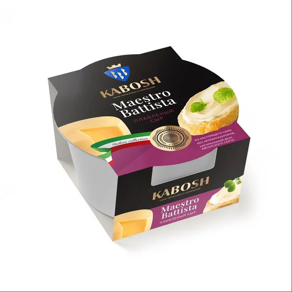 Сыр плавленый Кабош Maestro Battista пастообразный 50% 130 г