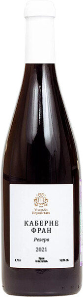 Вино красное сухое «Усадьба Перовских Каберне Фран Резерв» 2021 г., 0.75 л