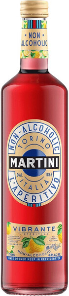 Аперетив «Martini Vibrante Non-Alcoholic», 0.75 л