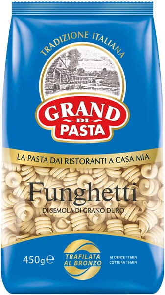 Макаронные изделия Grand Di Pasta Фунгетти 450 г