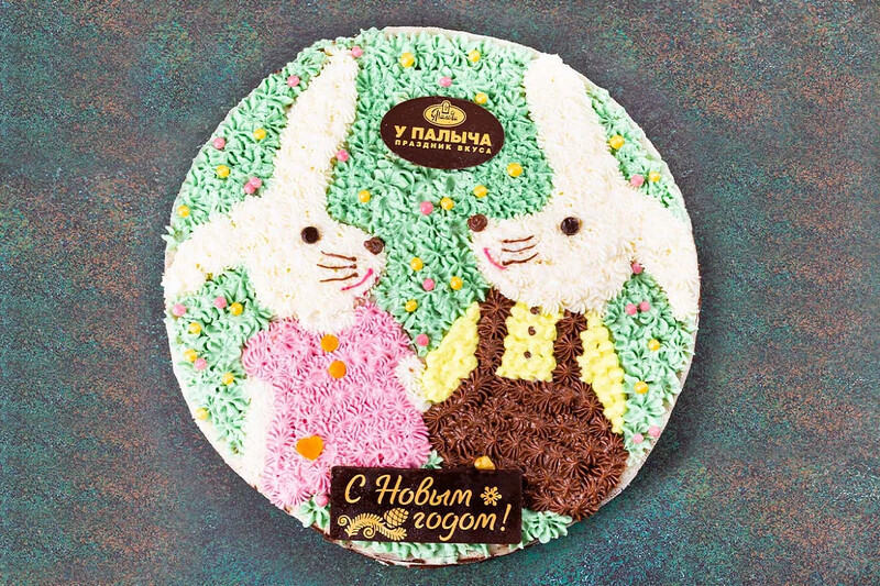 Сладкий Зоопарк. Праздничный торт День защиты детей 1200 г