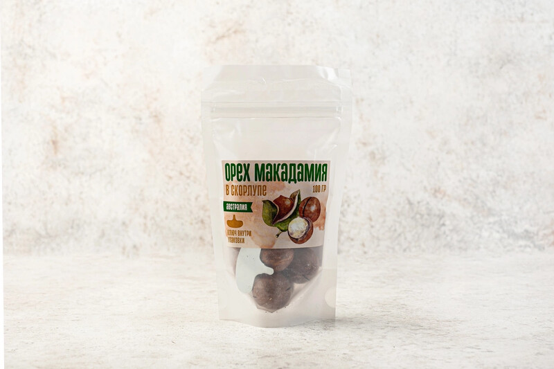 Орех макадамия в скорлупе, 100 г