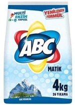 Порошок стиральный ABC автомат горная свежесть, 4 кг., флоу-пак