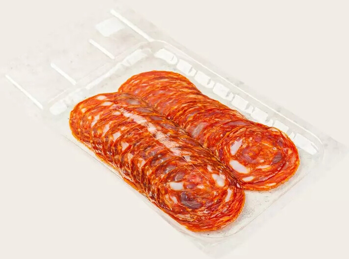 Колбаса «Чоризо» полусухая сырокопченая, нарезка