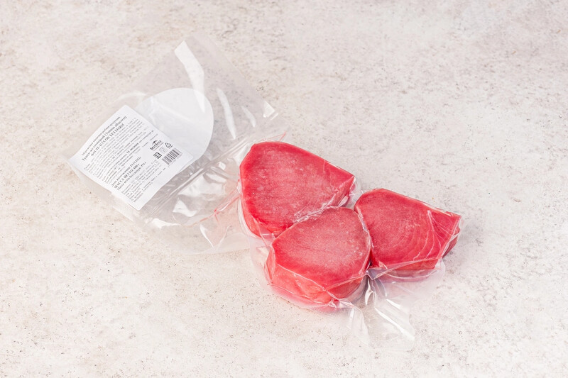 Тунец филе-кусок без кожи замороженный, 600 г