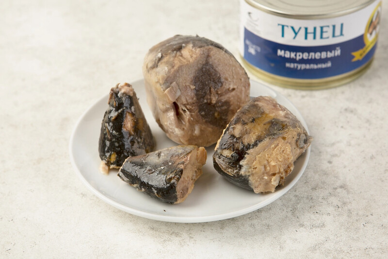 Тунец макрелевый натуральный кусочки, 240