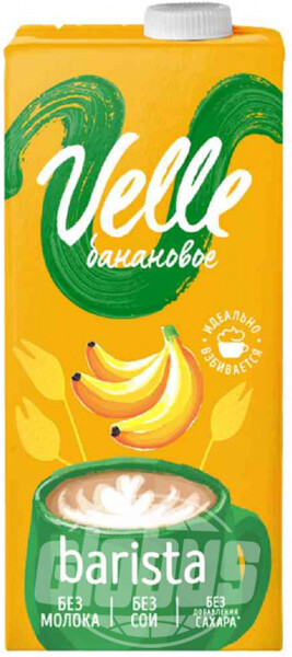 Напиток на растительной основе Velle Barista Овсяное Банановое специальное, 1 л