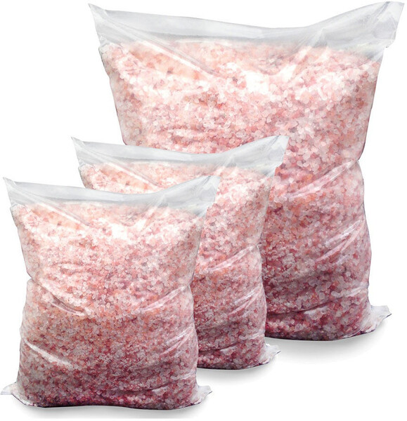 Набор гималайская пищевая розовая соль 2 кг помол 2-5 мм, (1кг-1шт, 500г-2 шт)
