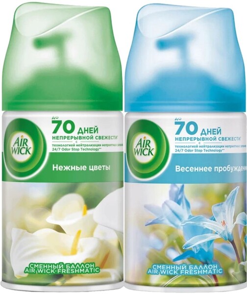 AirWick / Сменный баллон AIRWICK Нежные цветы + Весеннее пробуждение