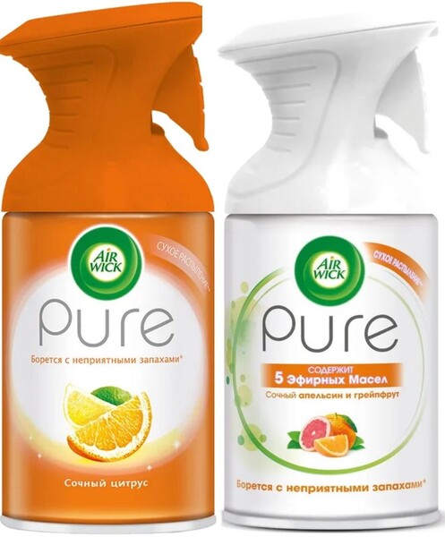 AirWick / Освежители Air Wick Pure Cочный цитрус + Сочный апельсин