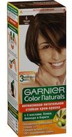 Крем-краска для волос Garnier Стойкая питательная Color Naturals оттенок 6 Лесной орех