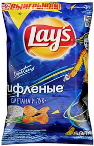 Чипсы картофельные Lay's Сметана и лук 90 г