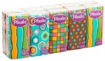 Бумажные платки Plushe 2-слойные орнаменты 10 листов 10 шт., целлофан