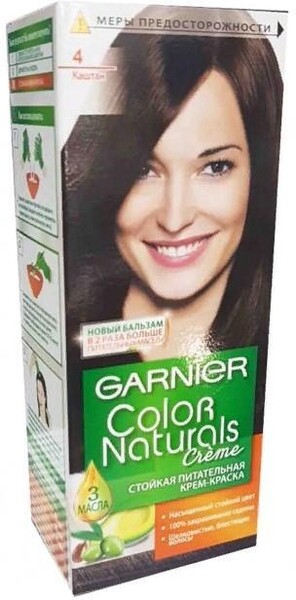 Крем-краска для волос Garnier Color Naturals Creme 4 каштан, 112 мл