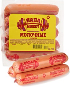 Сосиски Папа Может Молочные Традиционные, 600г