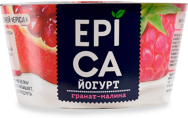 Йогурт Epica гранат малина 4.8% 130 г