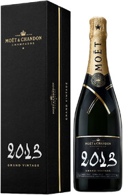 Шампанское белое брют «Moet & Chandon Grand Vintage» 2013 г., в подарочной упаковке, 0.75 л