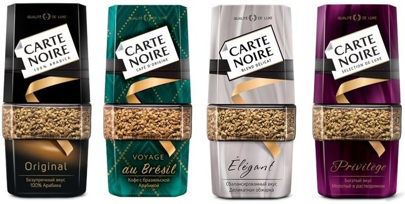 Кофе Карт Нуар 4 вида по 95 грамм