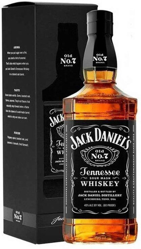 Виски Jack Daniels № 7 Tennessee 1 л в коробке