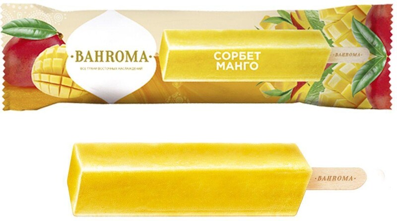 Эскимо Bahroma Манго Сорбет 68 гр., флоу-пак