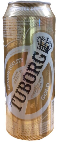 Пиво Туборг Голд Премиум Бир св. 5,5% ж/б 0,5л
