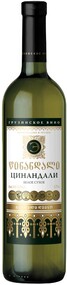 Вино Цинандали бел. Сух. 10,5-13% 0,75л