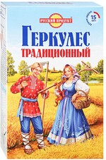Хлопья овсяные Русский продукт Геркулес Традиционный 0,42кг