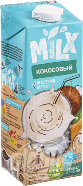 Напиток кокосовый Milx 3,2%, 1 л