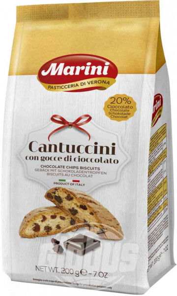 Печенье Marini Cantuccini Шоколадное, 200 г