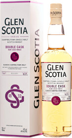Виски шотландский «Glen Scotia Double Cask Rum Finish» в подарочной упаковке, 0.7 л