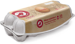 Яйца куриные АШАН деревенское С0, 10 шт