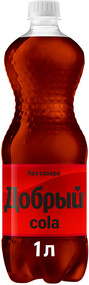 Напиток Добрый Cola без сахара, 1 л