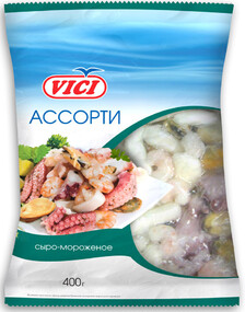 Ассорти из морепродуктов VICI замороженные, 400 г