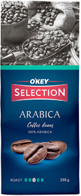 Кофе O'KEY SELECTION натуральный жареный зерно 250г