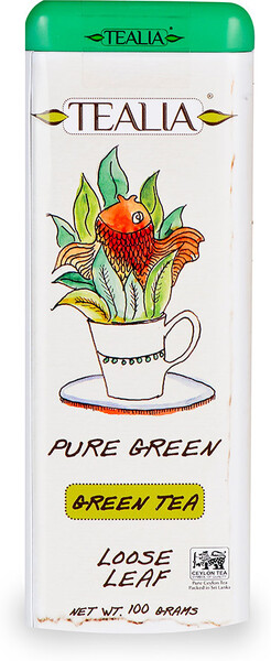 Чай зеленый листовой, TeaLia, 100 г, Шри-Ланка