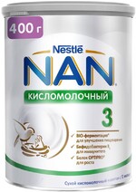 Напиток NAN 3 кисломолочный для детей с 12 месяцев, 400г